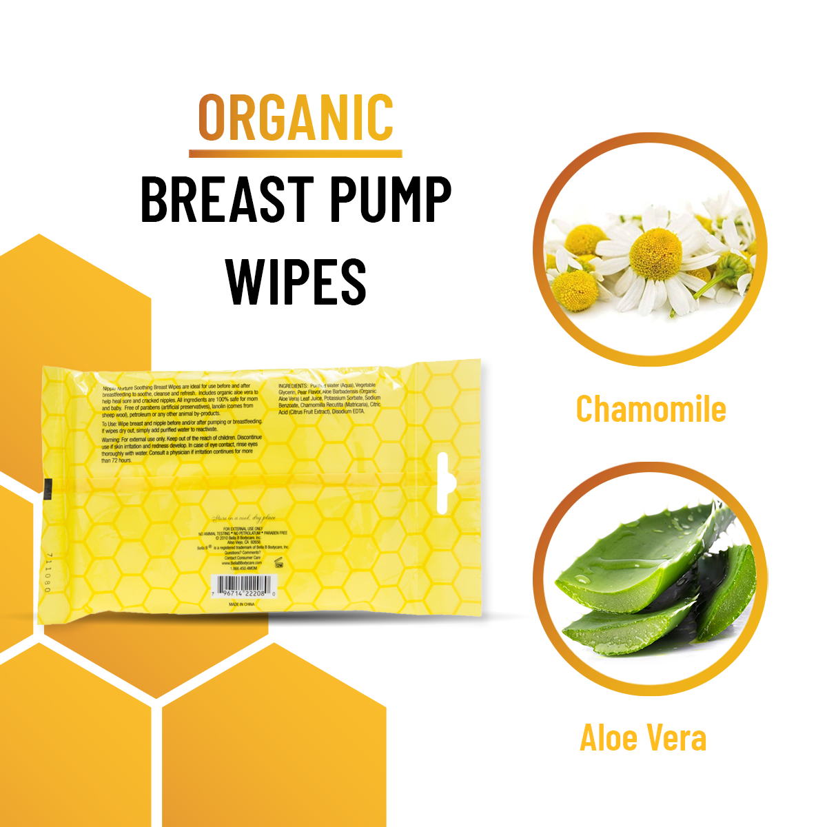 Bella B Gift Set - Nipple Nurture Butter 2oz and Nipple Nurture Breast Wipes 3-Pack