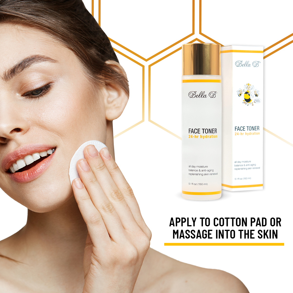 Bella B Gift Set - Face Toner 5.1oz and Face Serum 1.7oz