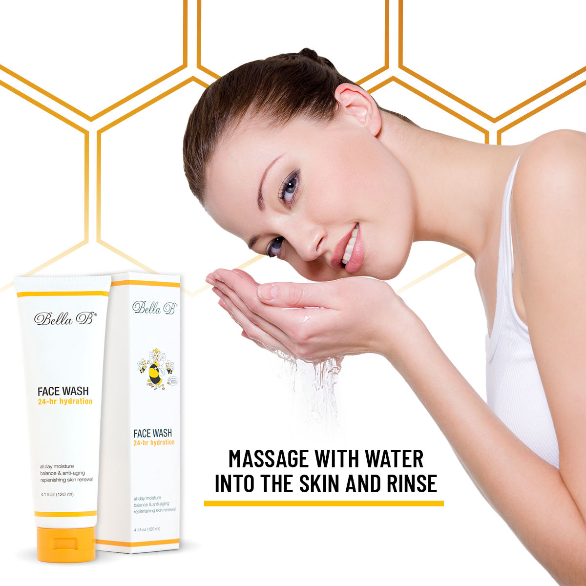 Bella B Gift Set - Face Wash 4.1oz and Face Lotion 3.4oz