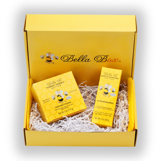 Bella B Gift Set - Nipple Nurture Butter 2 oz and Tummy Honey Butter 4 oz