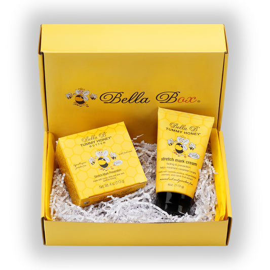 Bella B Gift Set - Tummy Honey Butter 4oz and Tummy Honey Cream 4oz