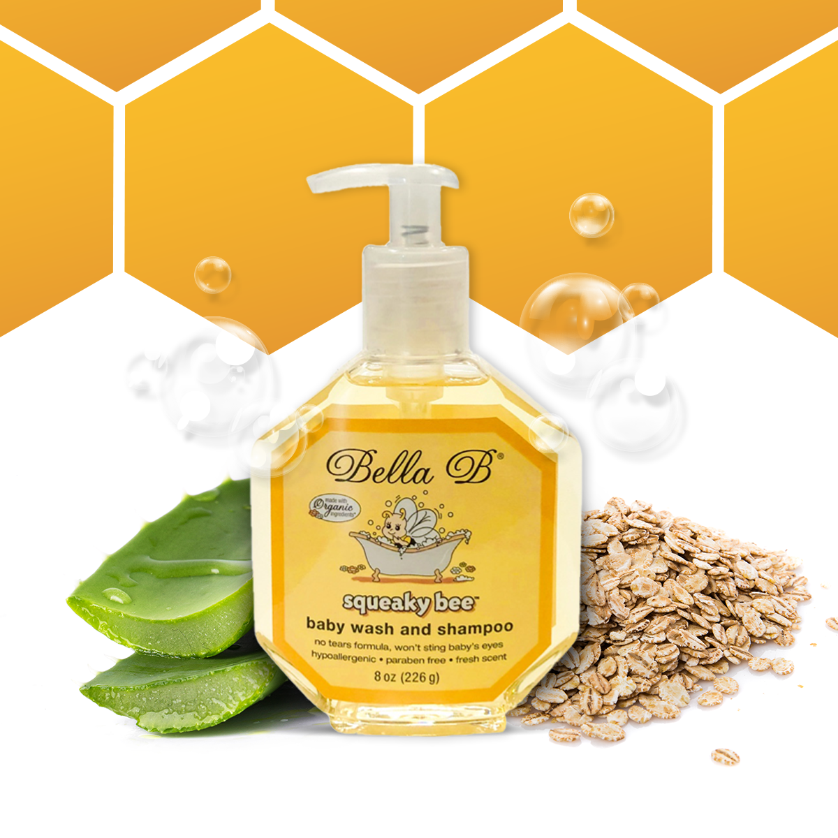 Squeaky Bee Hair and Body Wash 8oz