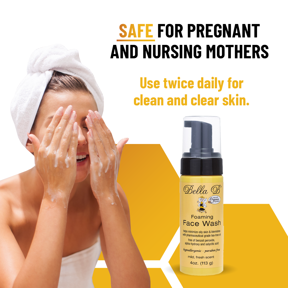 Bella B Bundle - Foaming Face Wash 4oz and Glowing Skin Lightener 2oz