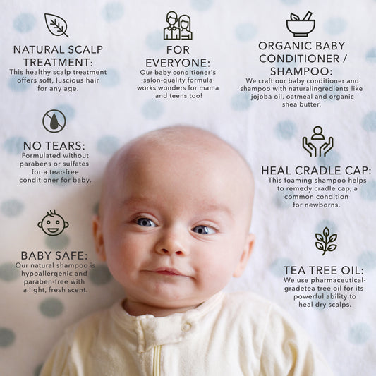 Bella B Bundle - Bee Gone Cradle Cap Shampoo and Healthy Hair & Scalp 8oz