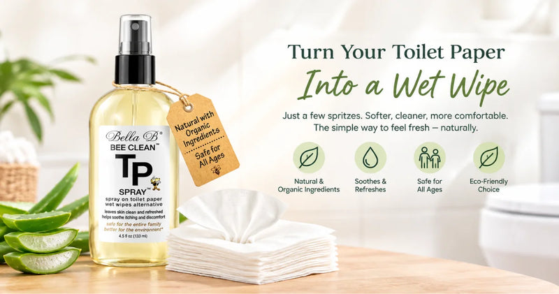 How to Turn Toilet Paper Spray Into a Wet Wipe