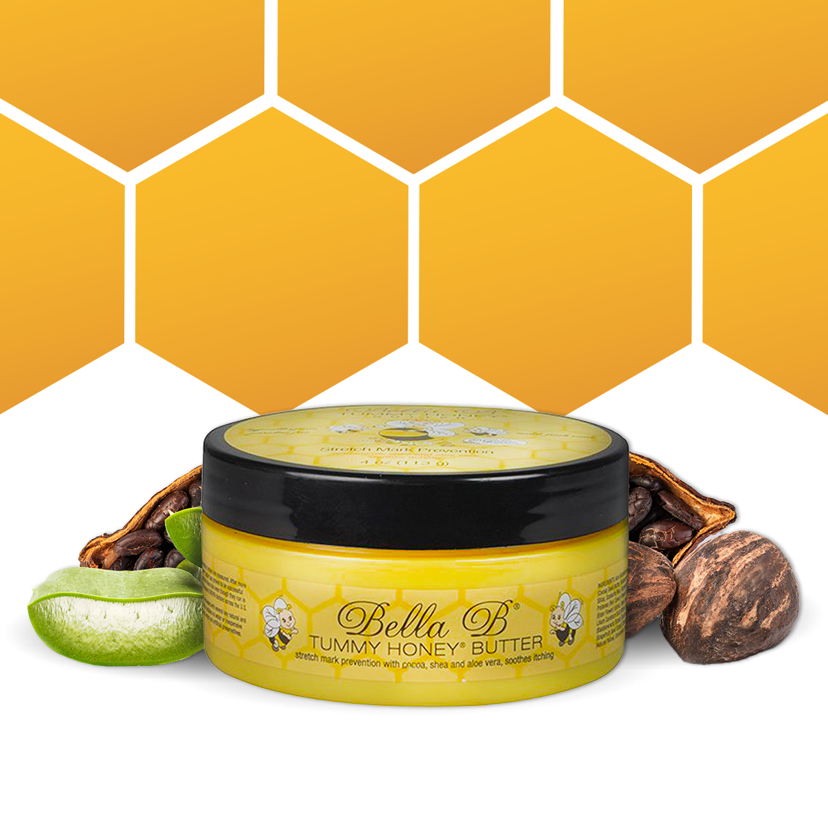 Bella B Gift Set - Nipple Nurture Butter 2 oz and Tummy Honey Butter 4 oz