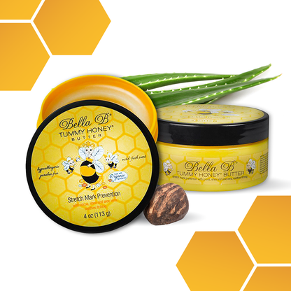 Bella B Gift Set - Tummy Honey Butter 4oz and Tummy Honey Cream 4oz