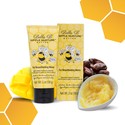Bella B Gift Set - Nipple Nurture Butter 2 oz and Tummy Honey Butter 4 oz