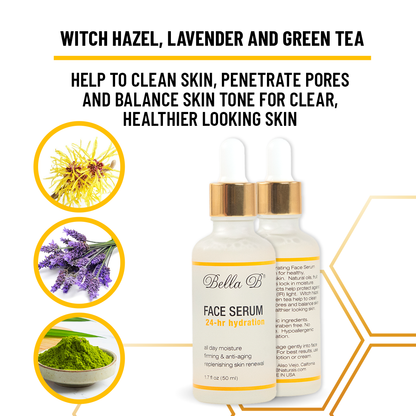 Bella B Gift Set - Face Toner 5.1oz and Face Serum 1.7oz