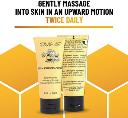Two tubes of Bella B Neck Firming Cream 