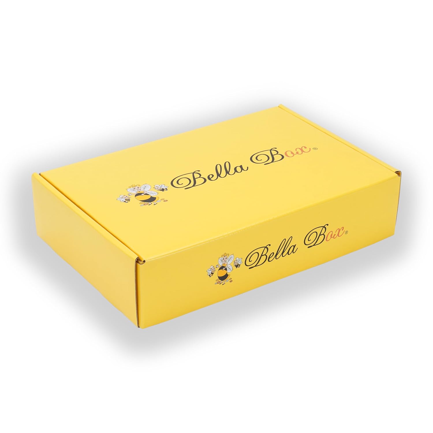 Yellow box with 'Bella Bliss' 