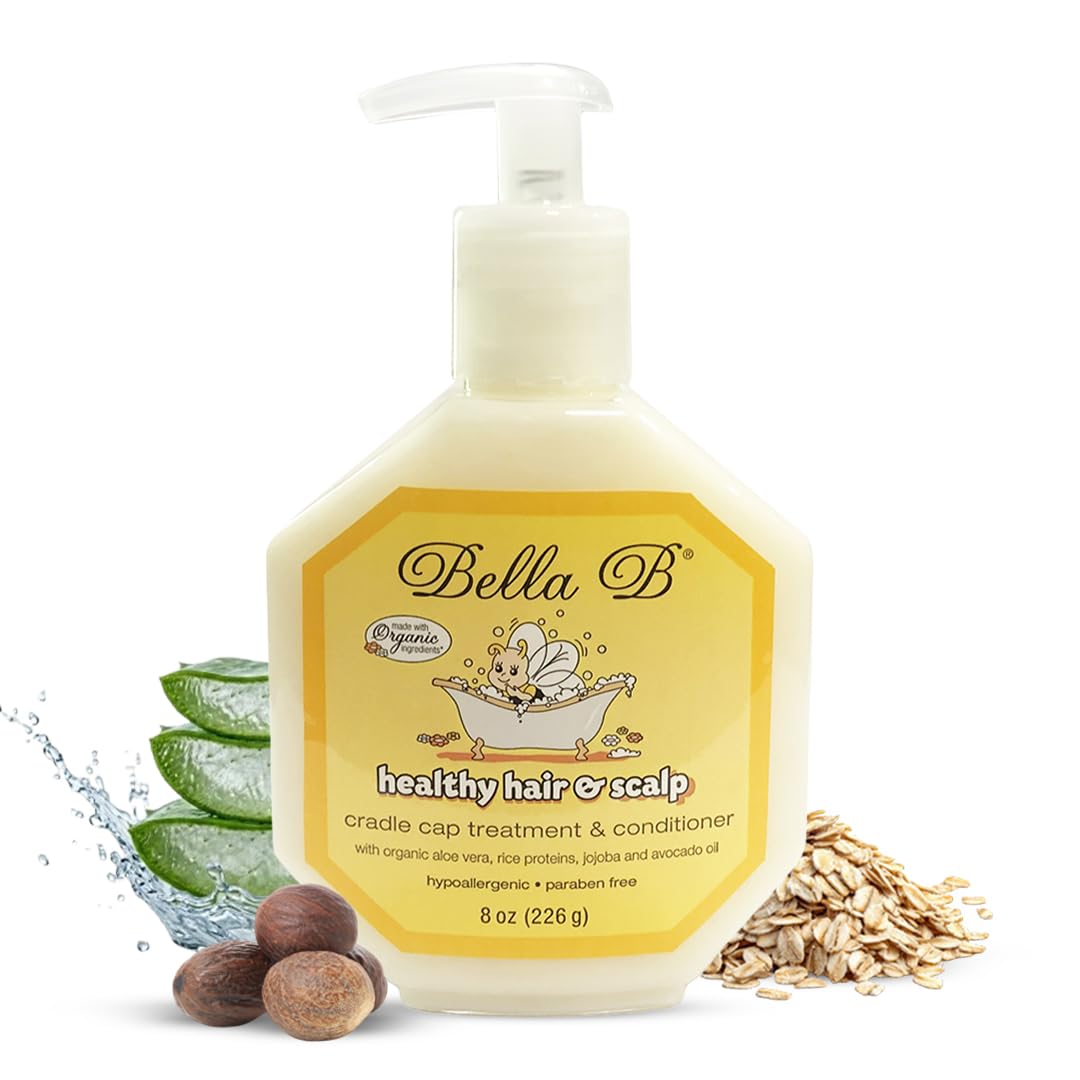Bella B healthy hair & scalp product with aloe vera, nuts, and oats 