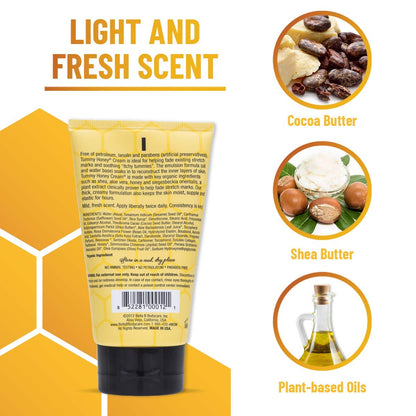 Tube of cream with ingredients 