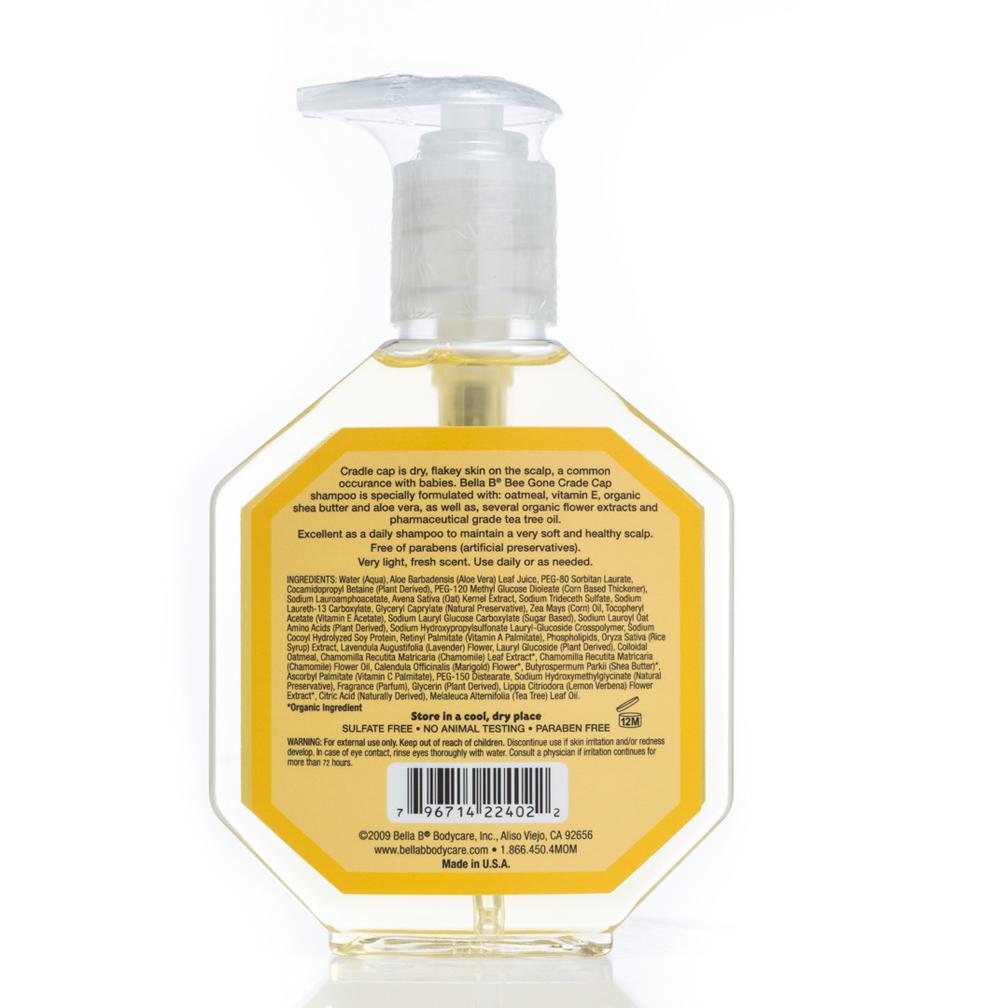Bella B Gift Set - Bee Gone Cradle Cap Shampoo and Healthy Hair & Scalp 8oz