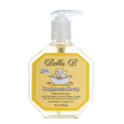 Bella B Gift Set - Bee Gone Cradle Cap Shampoo and Healthy Hair & Scalp 8oz