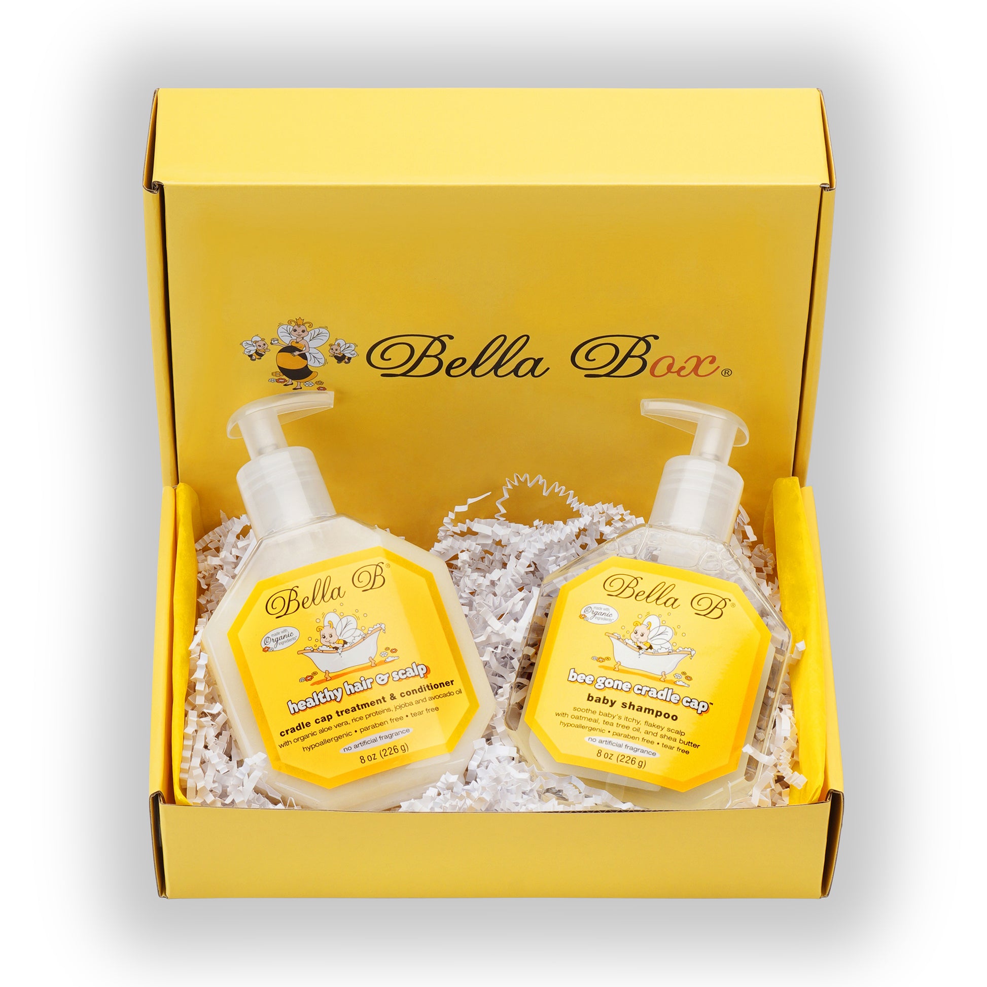 Bella B Gift Set Bee Gone Cradle Cap Shampoo and Healthy Hair