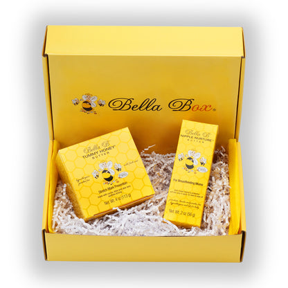 Bella B Gift Set - Nipple Nurture Butter 2 oz and Tummy Honey Butter 4 oz