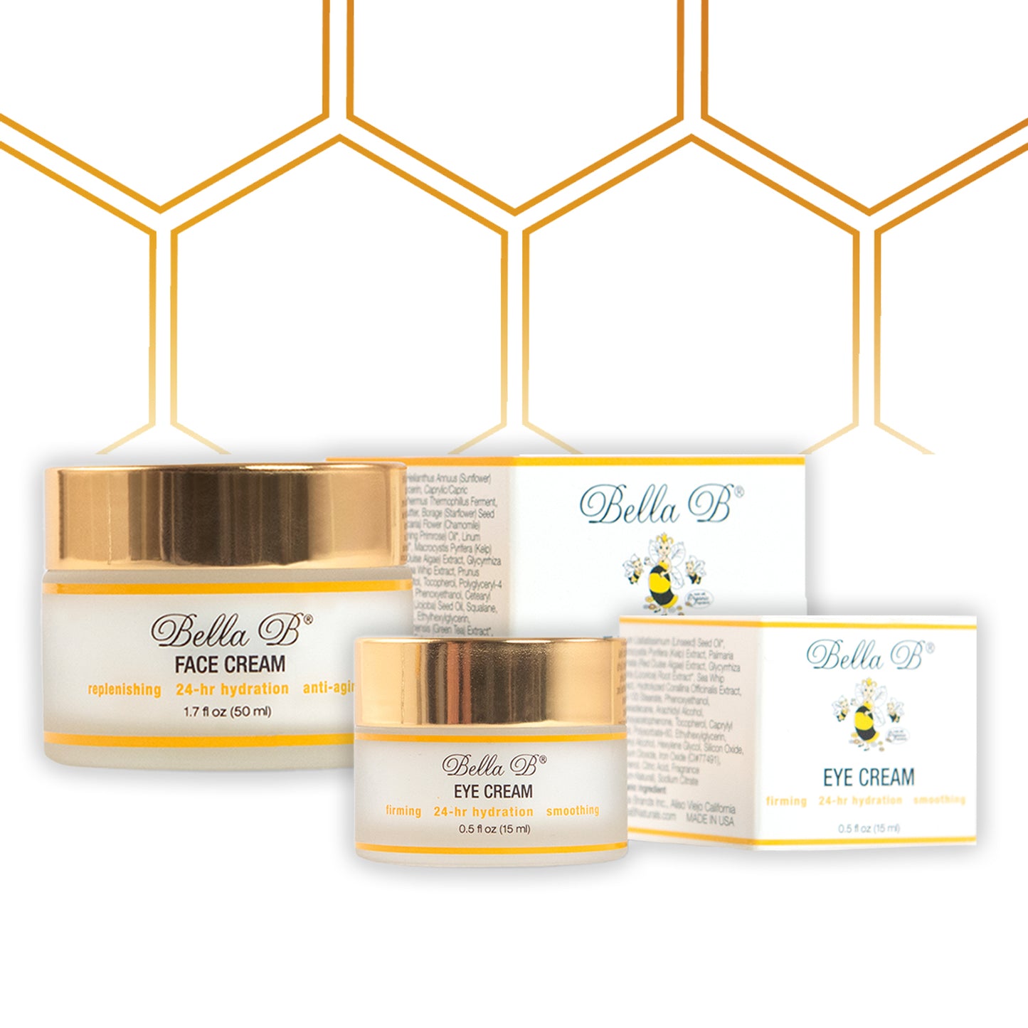 Bella B Bundle - Face Cream 1.7oz and Eye Cream 0.5oz