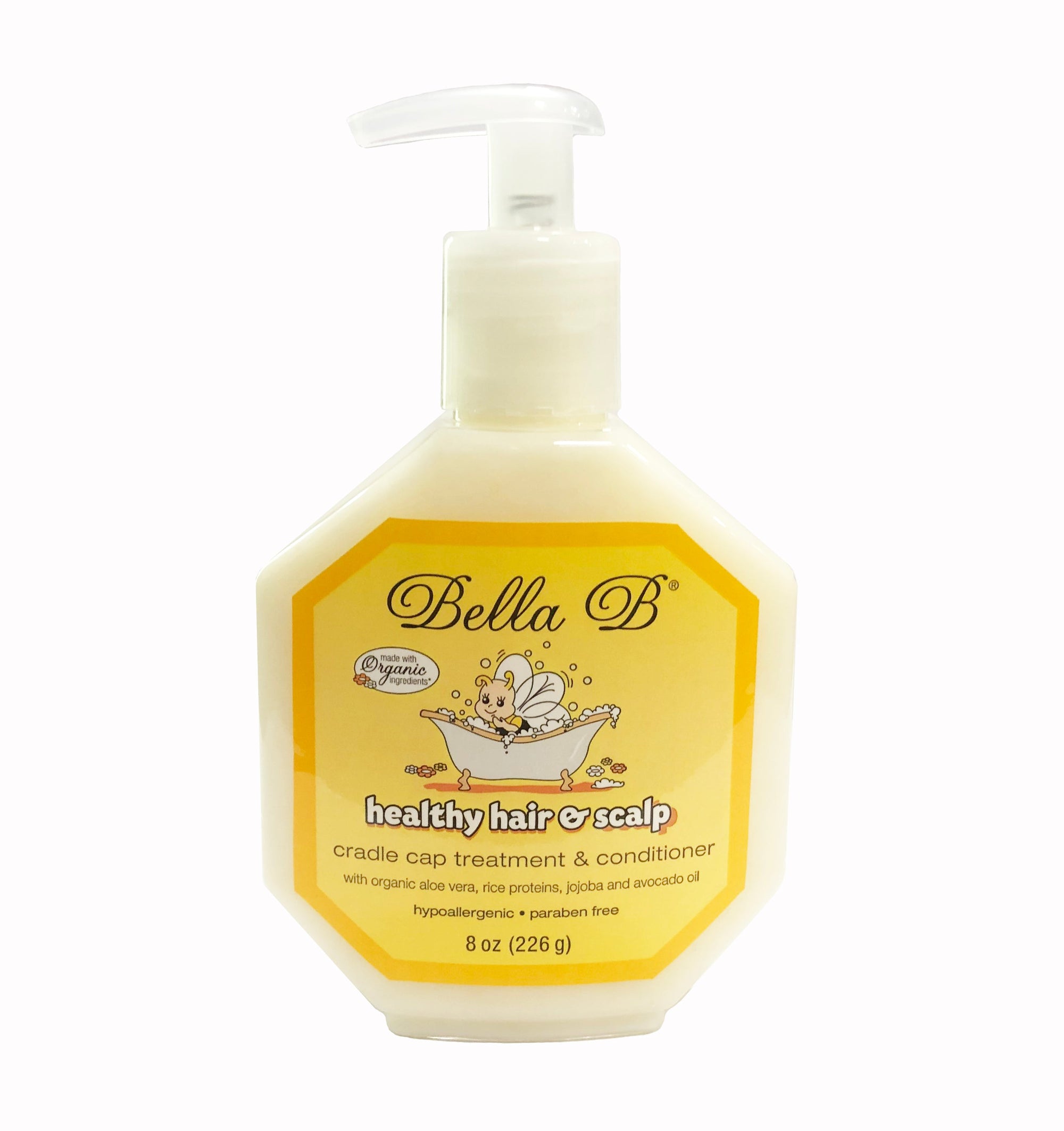 Bella B Gift Set - Bee Gone Cradle Cap Shampoo and Healthy Hair & Scalp 8oz