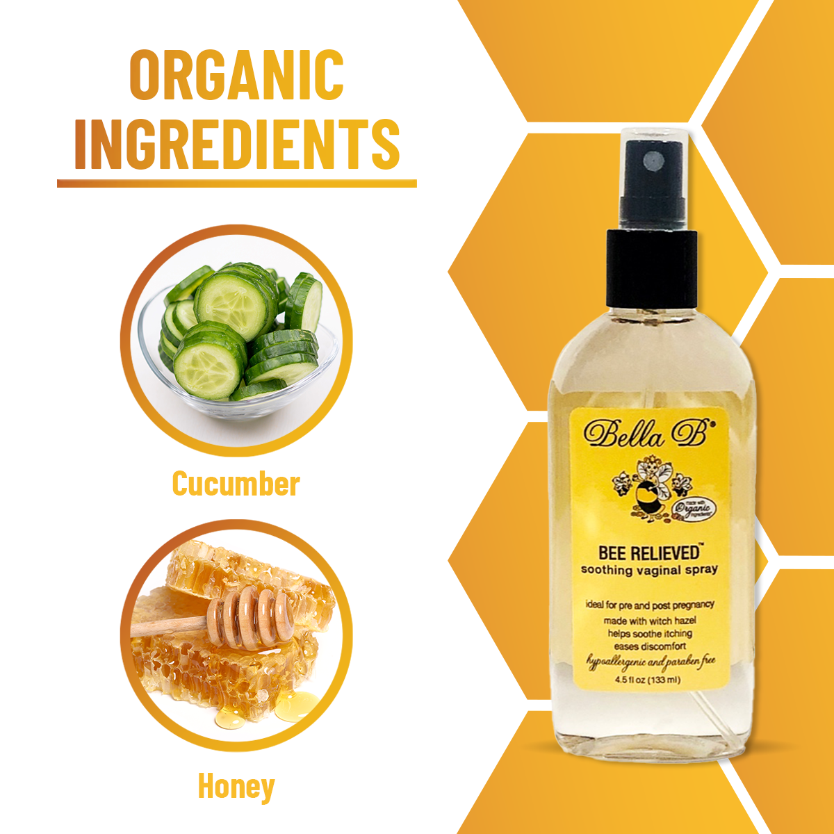 Bee Relieved Soothing Vaginal Spray 4.5oz