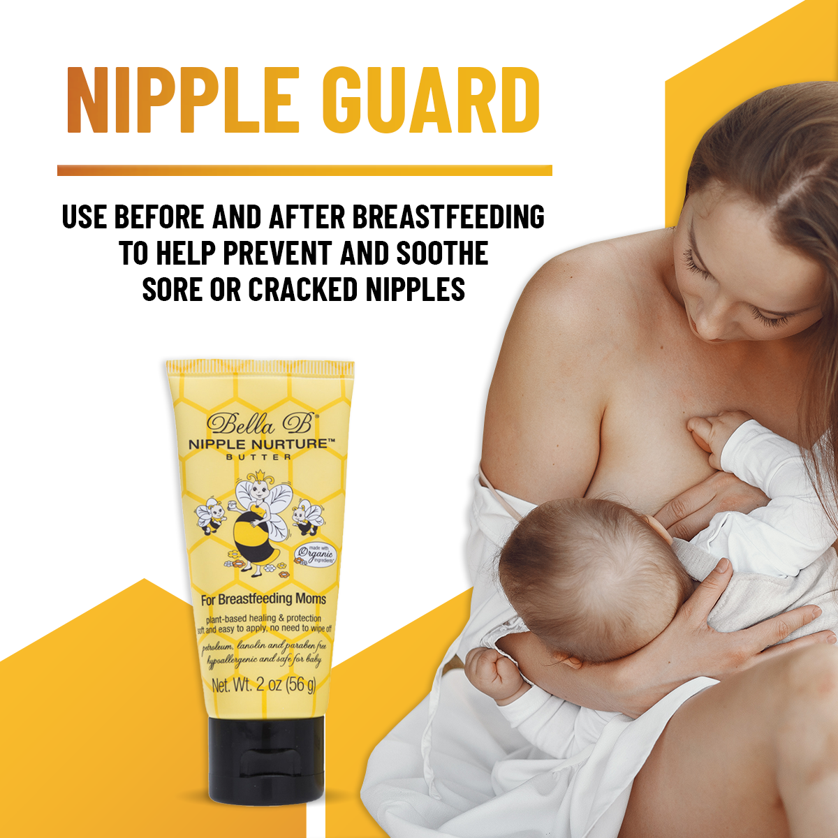 Bella B Bundle - Nipple Nurture Butter 2 oz and Body Buzz Post Pregnancy Recovery Cream 2 oz