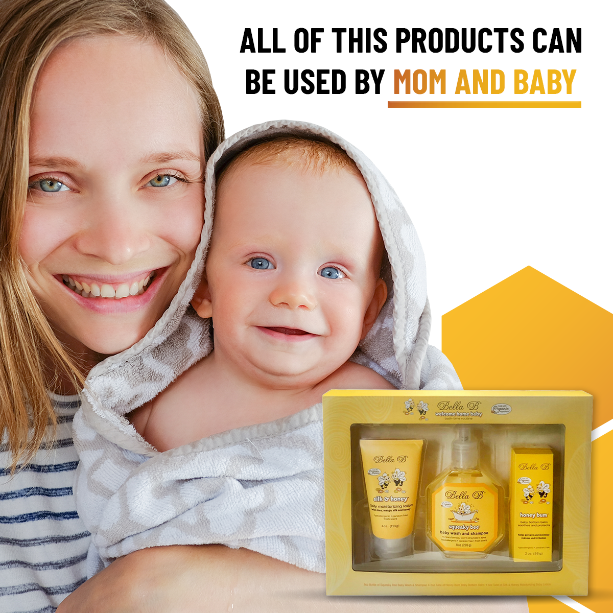 Bella B Gift Set - Welcome Home Baby 3 Piece