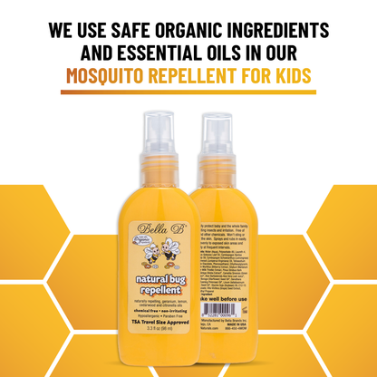 Bella B Bundle - Buzzy Bee Natural Bug Repellent 3.3oz - 2 Pack