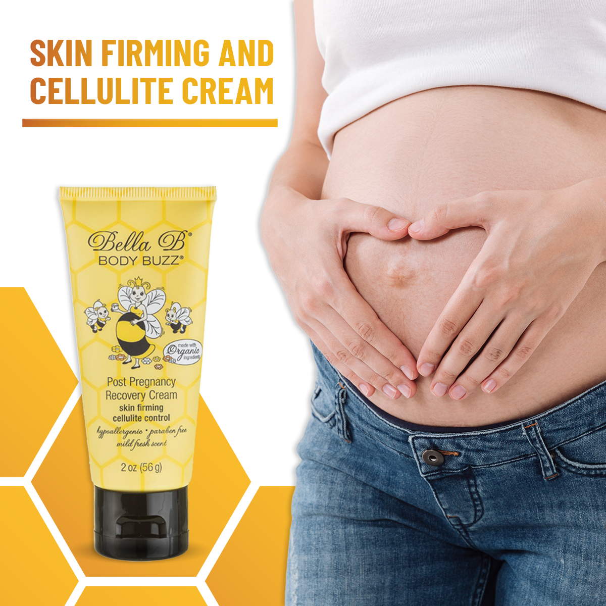 Bella B Bundle - Nipple Nurture Butter 2 oz and Body Buzz Post Pregnancy Recovery Cream 2 oz