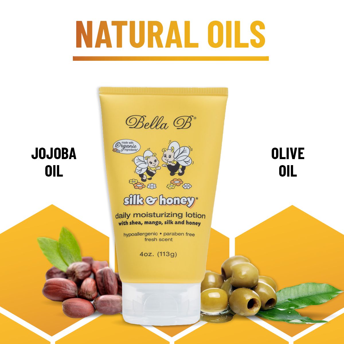 Silk and Honey Baby Daily Moisturizing Lotion 4oz