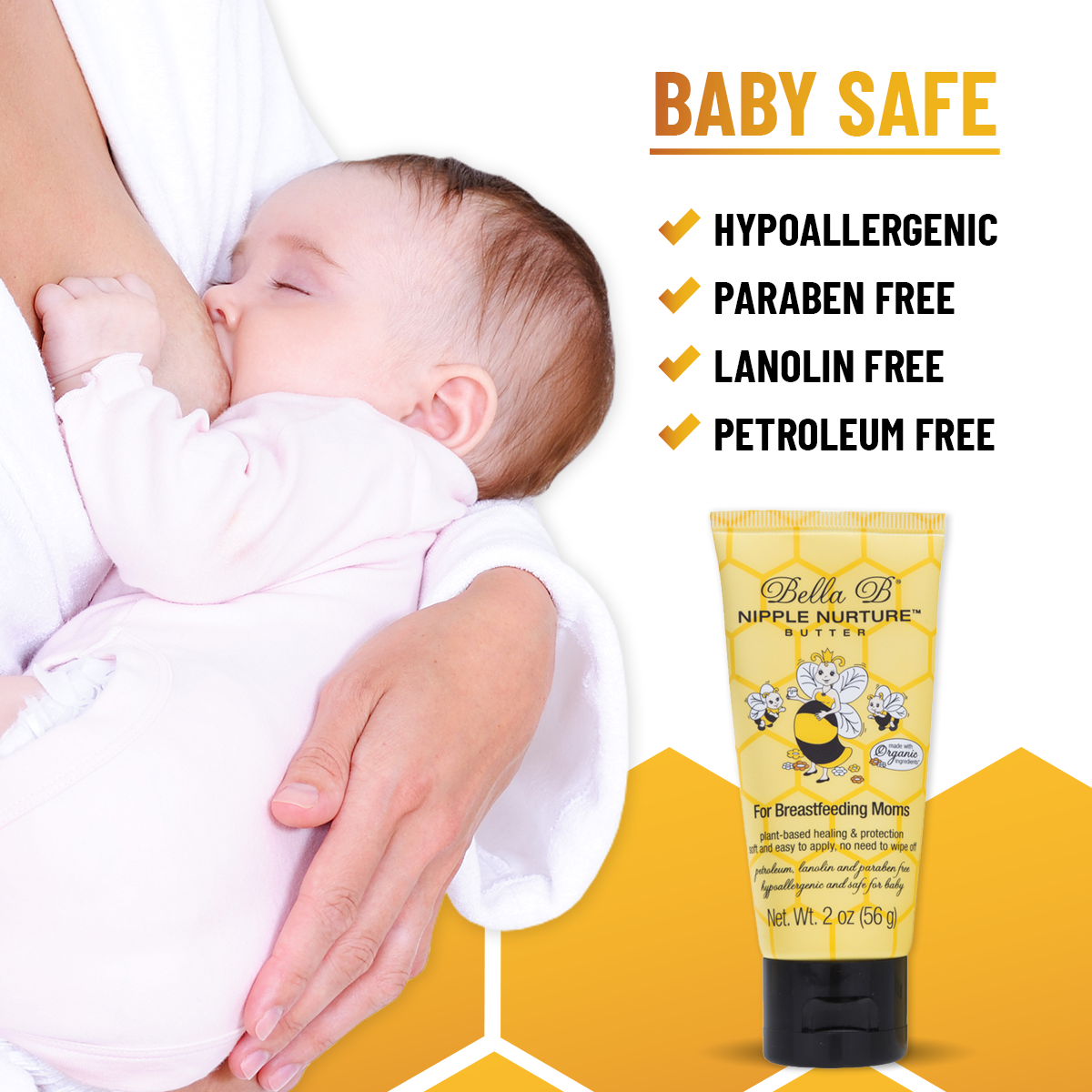Bella B Bundle - Nipple Nurture Butter 2oz and Nipple Nurture Breast Wipes 3-Pack