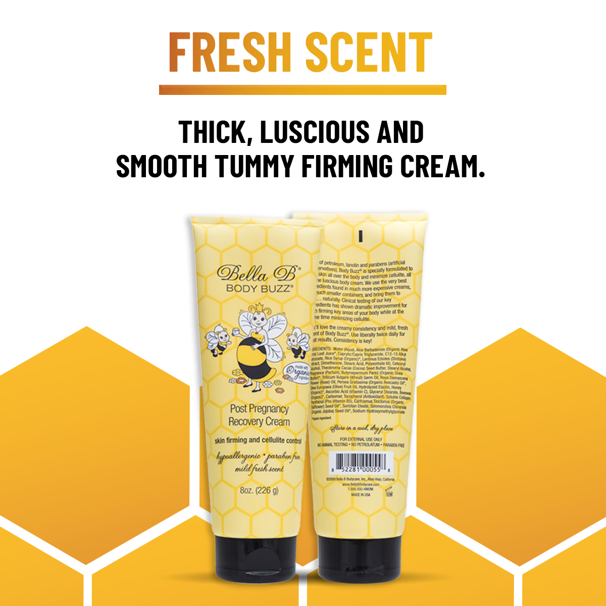 Body Buzz Post Pregnancy Recovery Cream 8oz